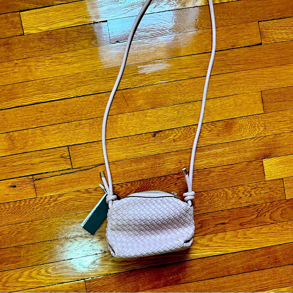 Isabelle Pink Vegan Leather Slim
Crossbody Shoulder Handbag